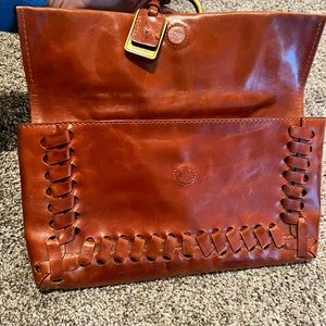 Frye large clutch. In excellent condition.